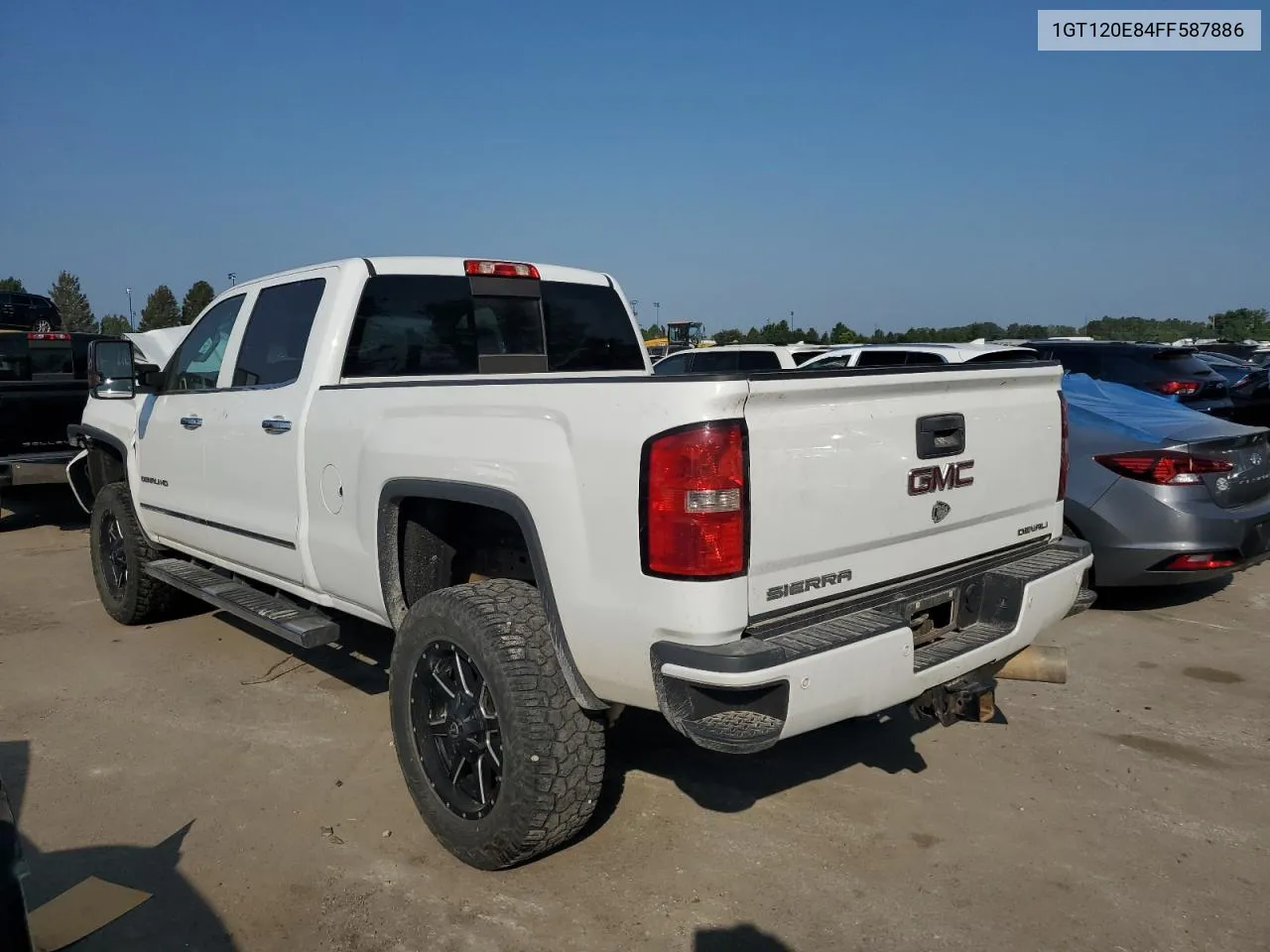 2015 GMC Sierra K2500 Denali VIN: 1GT120E84FF587886 Lot: 68384394