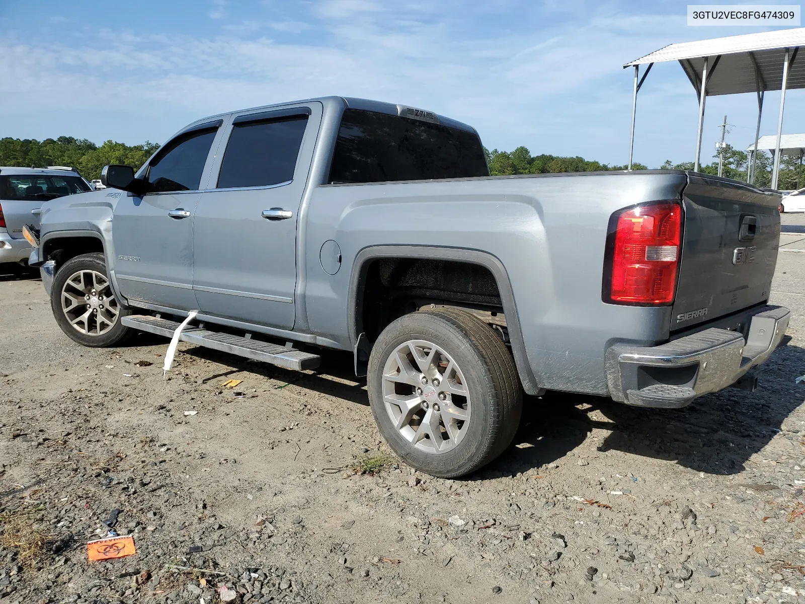 2015 GMC Sierra K1500 Slt VIN: 3GTU2VEC8FG474309 Lot: 68612784