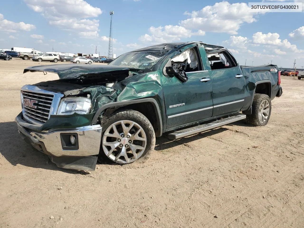 2015 GMC Sierra K1500 Slt VIN: 3GTU2VEC8FG430021 Lot: 68916294