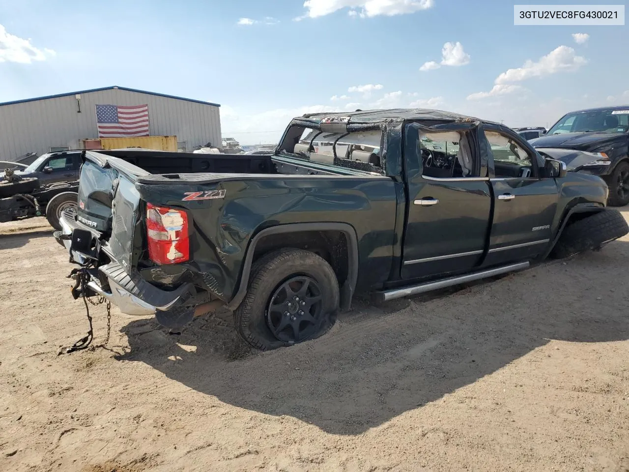 2015 GMC Sierra K1500 Slt VIN: 3GTU2VEC8FG430021 Lot: 68916294