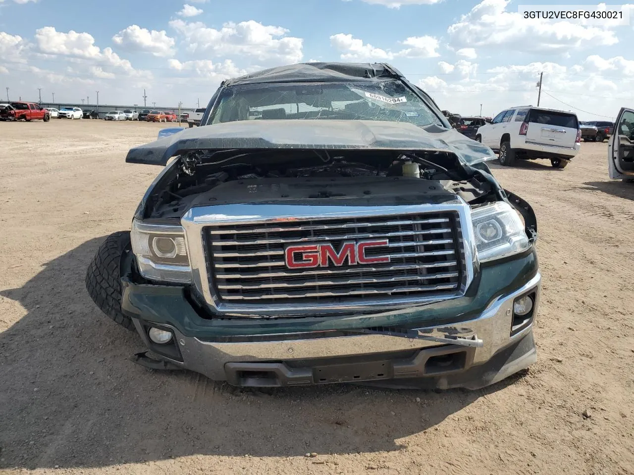 2015 GMC Sierra K1500 Slt VIN: 3GTU2VEC8FG430021 Lot: 68916294