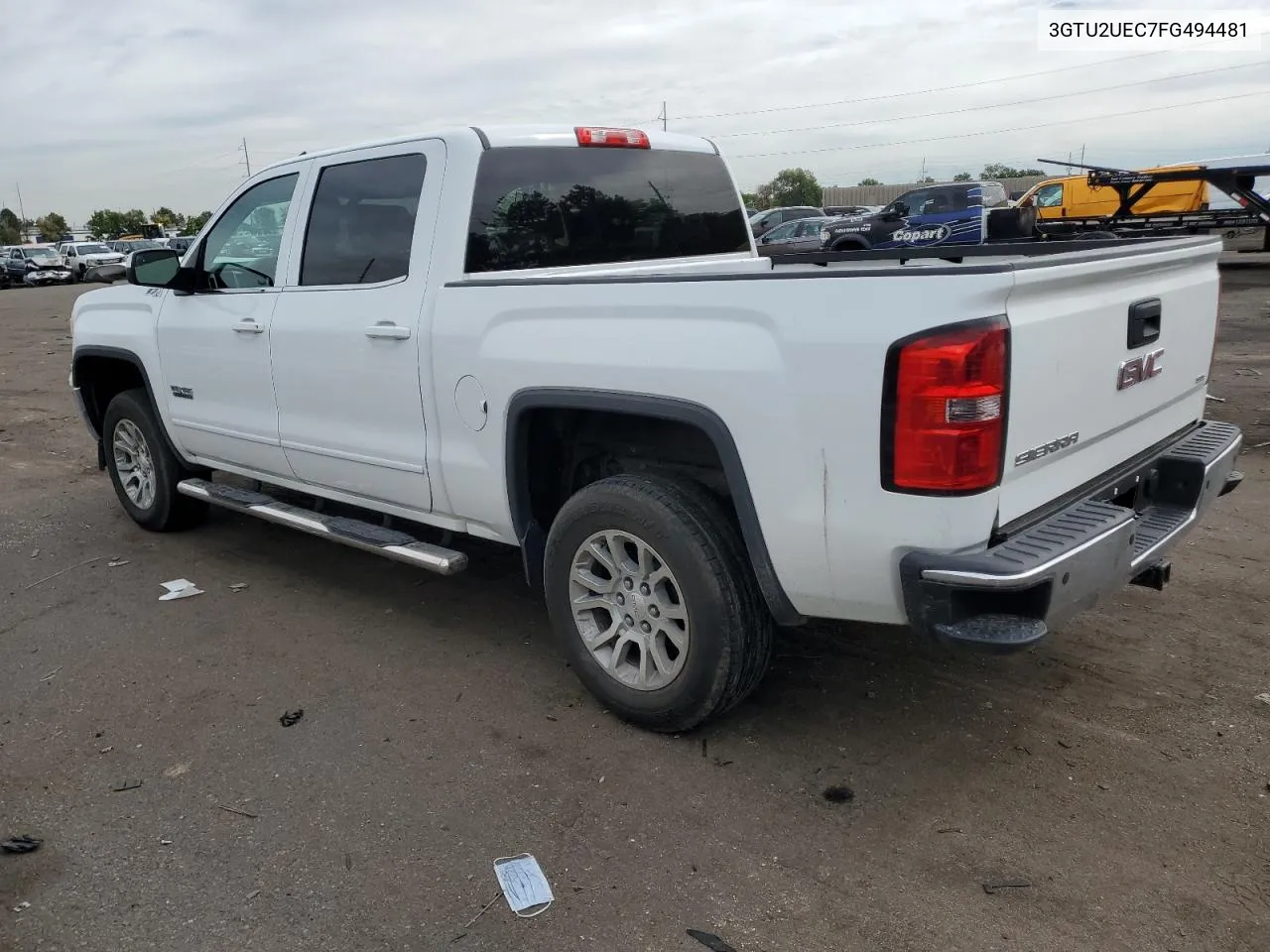 2015 GMC Sierra K1500 Sle VIN: 3GTU2UEC7FG494481 Lot: 69034734