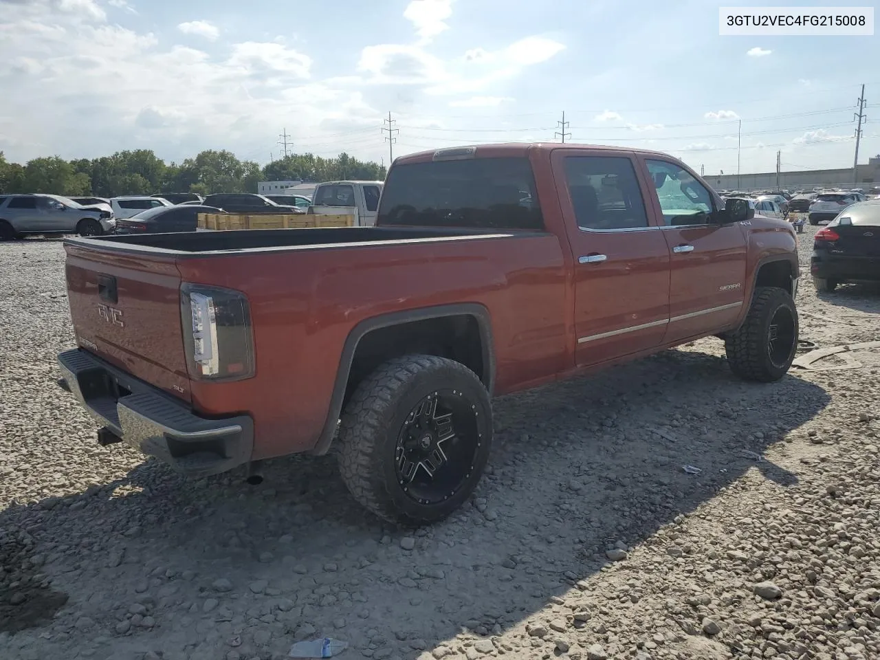 2015 GMC Sierra K1500 Slt VIN: 3GTU2VEC4FG215008 Lot: 69492594