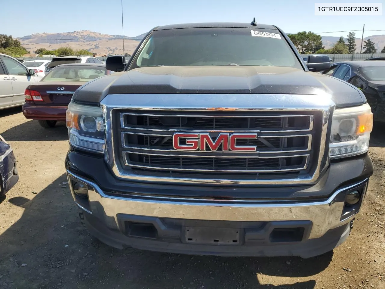 2015 GMC Sierra C1500 Sle VIN: 1GTR1UEC9FZ305015 Lot: 69693934