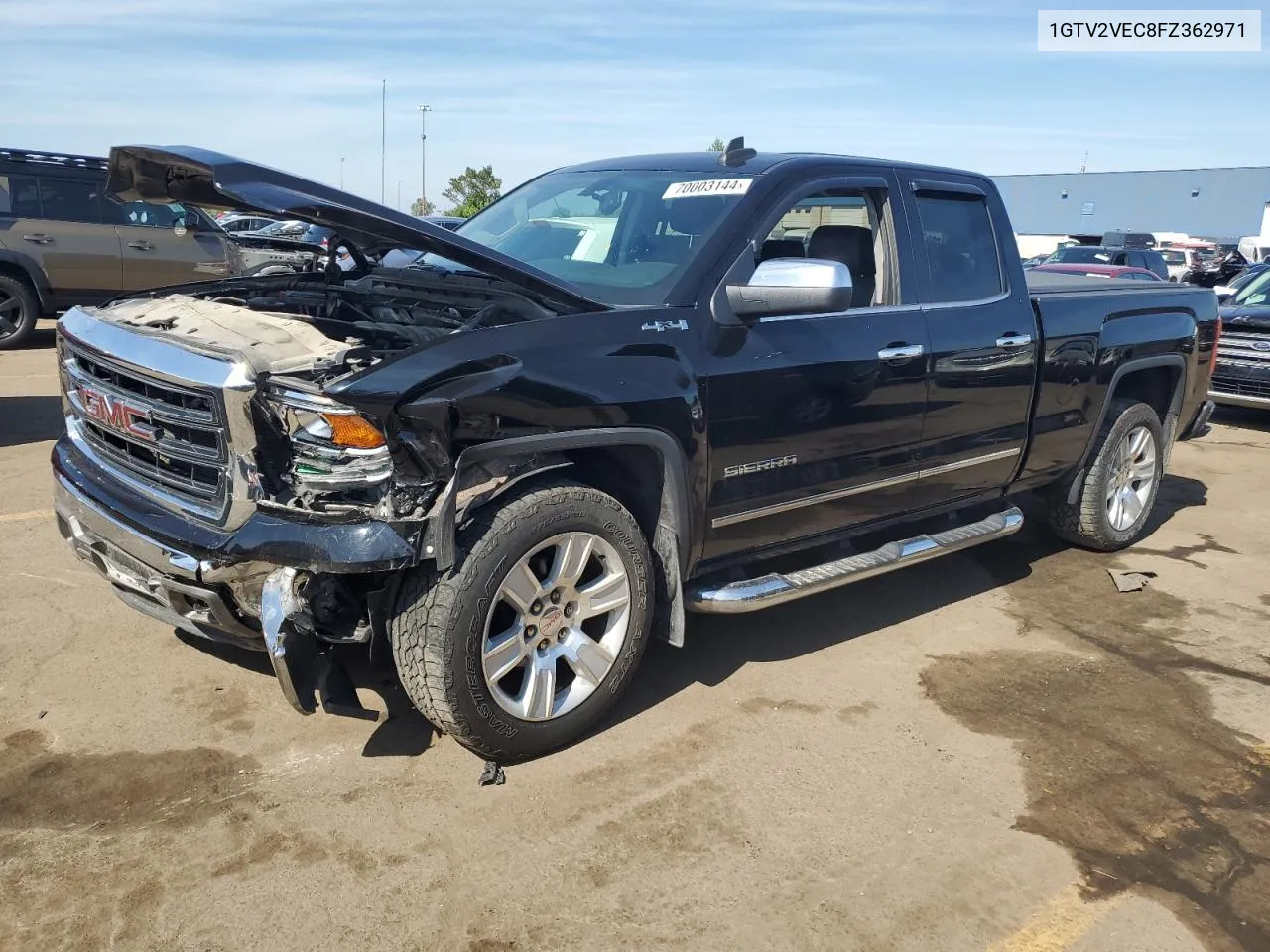 2015 GMC Sierra K1500 Slt VIN: 1GTV2VEC8FZ362971 Lot: 70003144