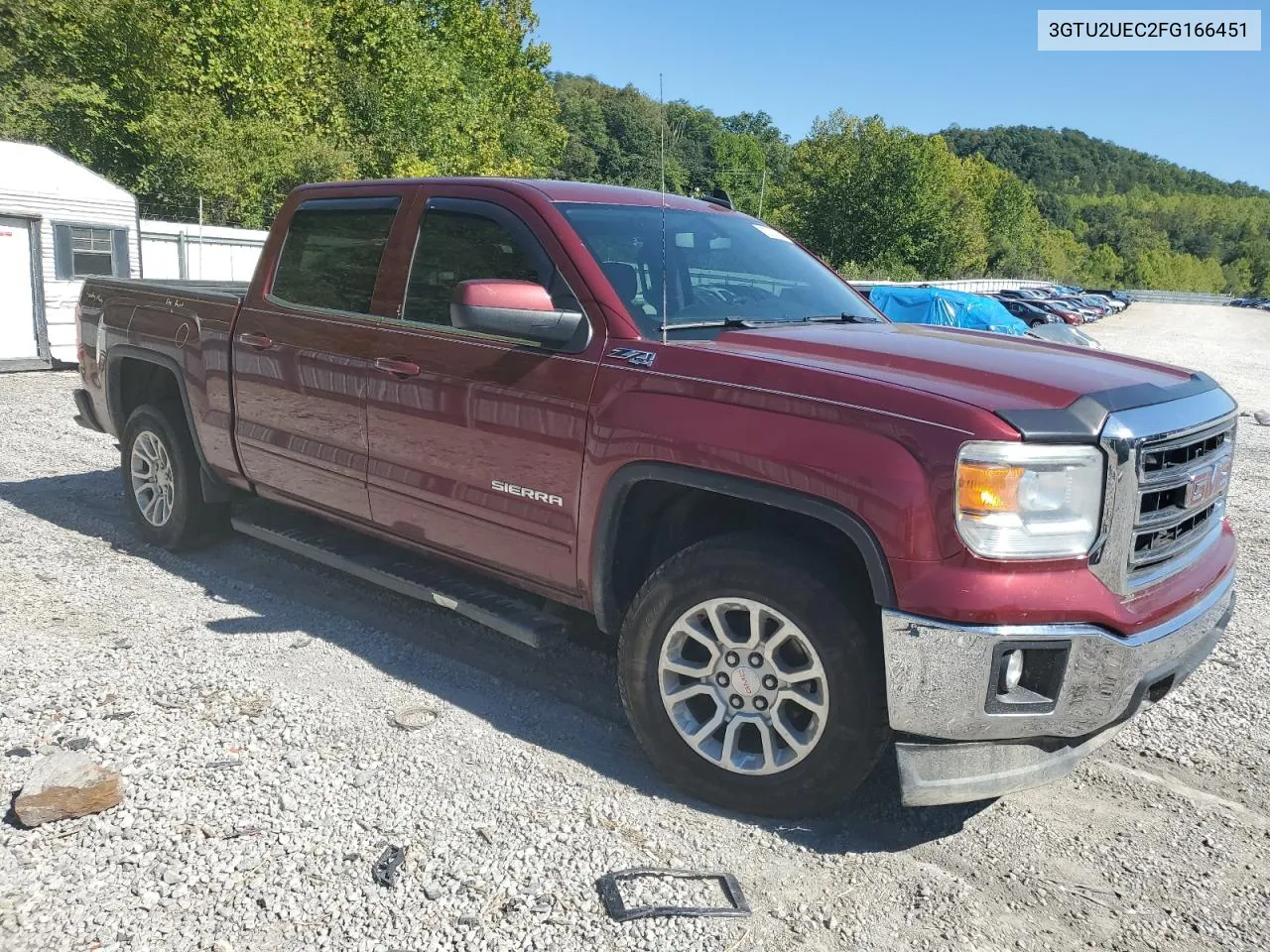 2015 GMC Sierra K1500 Sle VIN: 3GTU2UEC2FG166451 Lot: 70262194