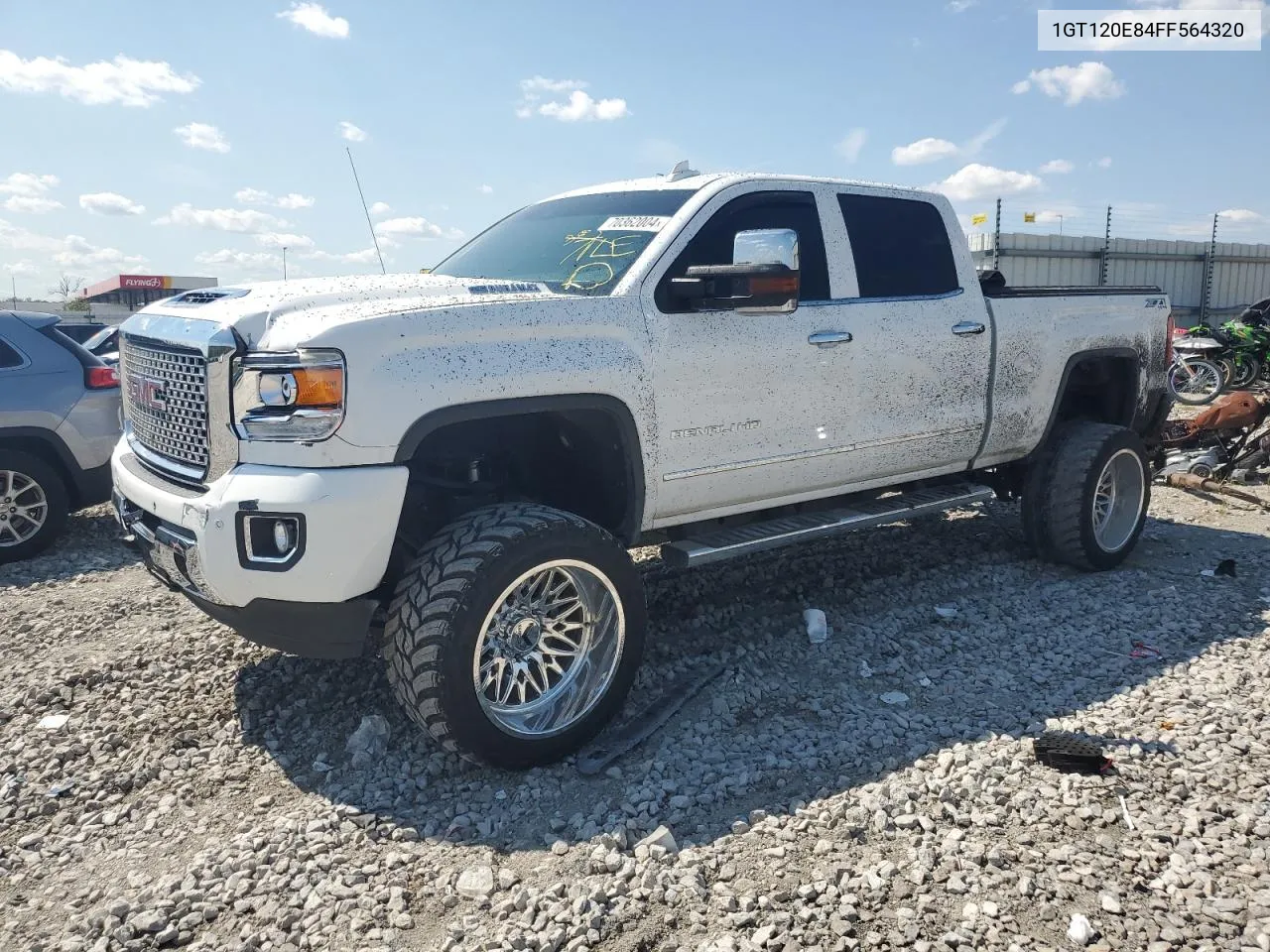 2015 GMC Sierra K2500 Denali VIN: 1GT120E84FF564320 Lot: 70362004