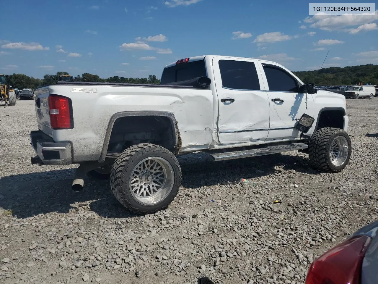 2015 GMC Sierra K2500 Denali VIN: 1GT120E84FF564320 Lot: 70362004