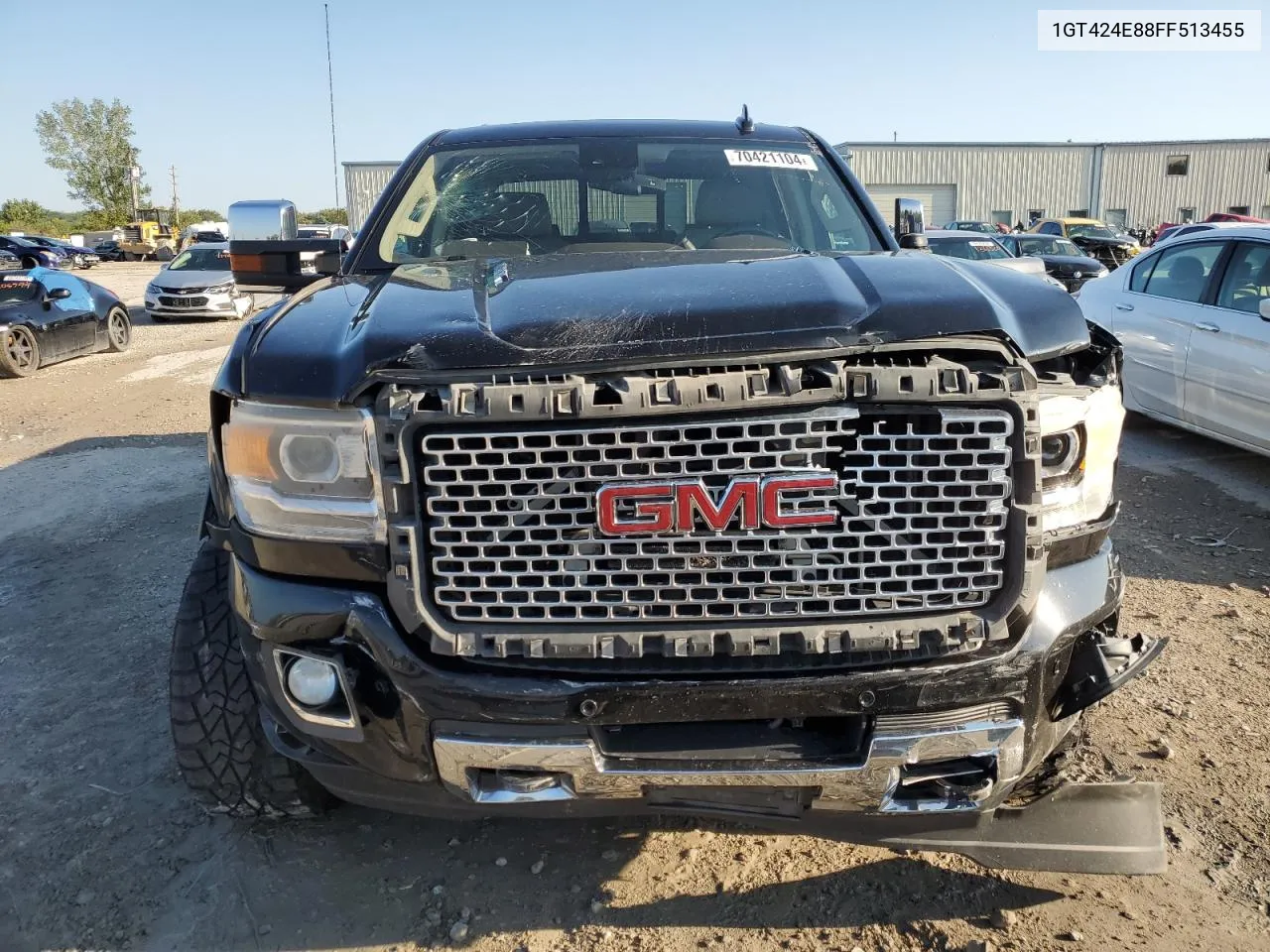 2015 GMC Sierra K3500 Denali VIN: 1GT424E88FF513455 Lot: 70421104