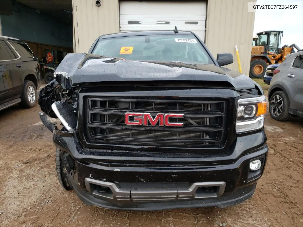 2015 GMC Sierra K1500 VIN: 1GTV2TEC7FZ264597 Lot: 70592734