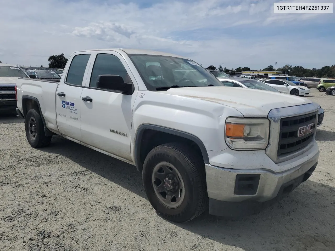 2015 GMC Sierra C1500 VIN: 1GTR1TEH4FZ251337 Lot: 70743834