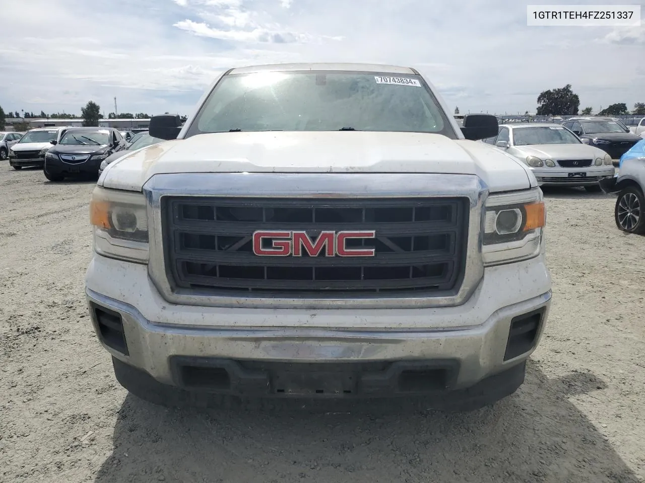 2015 GMC Sierra C1500 VIN: 1GTR1TEH4FZ251337 Lot: 70743834