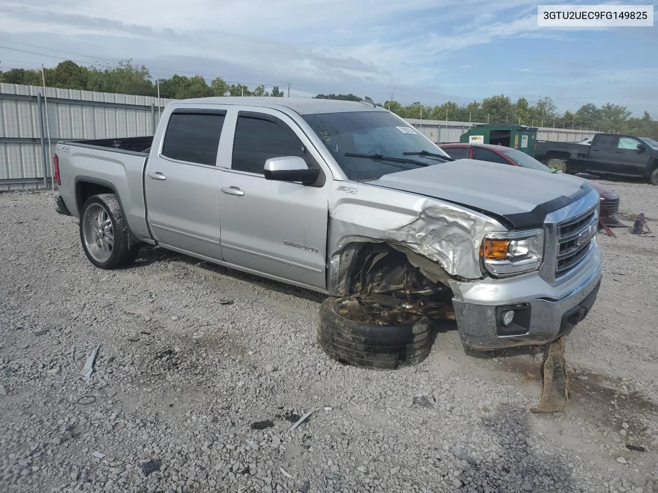 2015 GMC Sierra K1500 Sle VIN: 3GTU2UEC9FG149825 Lot: 70993204