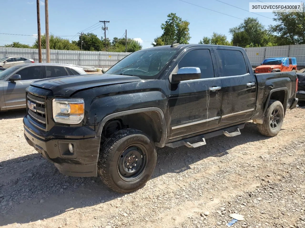 2015 GMC Sierra K1500 Slt VIN: 3GTU2VEC5FG430087 Lot: 71020144