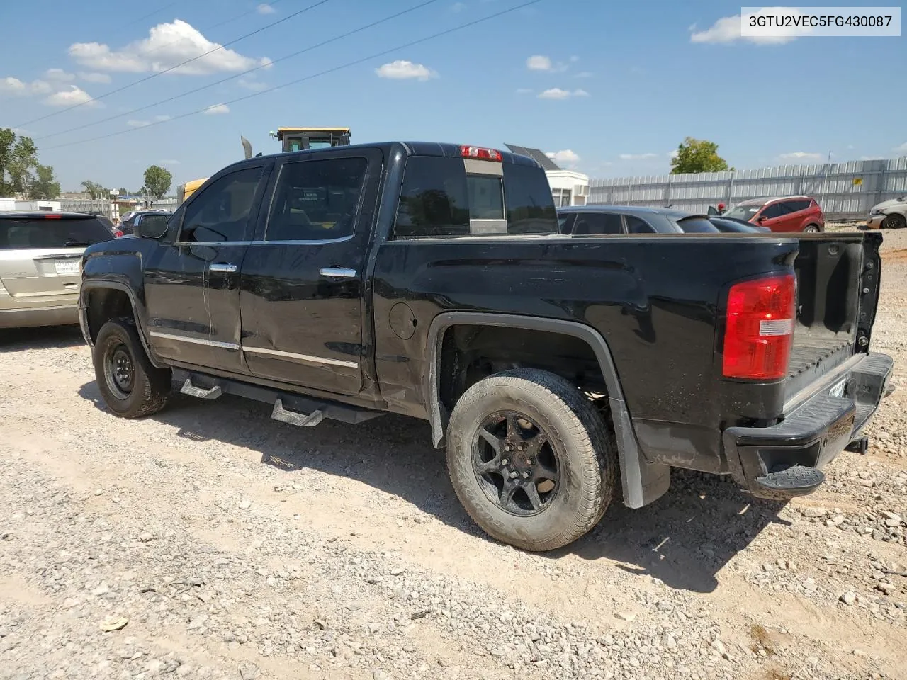 2015 GMC Sierra K1500 Slt VIN: 3GTU2VEC5FG430087 Lot: 71020144