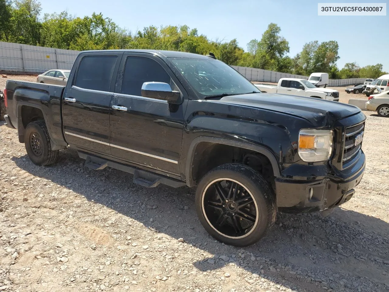 2015 GMC Sierra K1500 Slt VIN: 3GTU2VEC5FG430087 Lot: 71020144