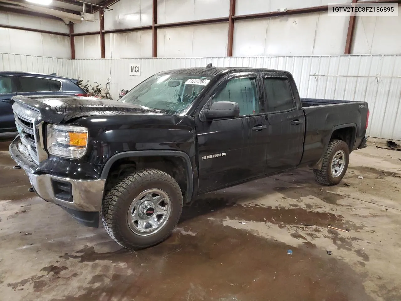 2015 GMC Sierra K1500 VIN: 1GTV2TEC8FZ186895 Lot: 71204254