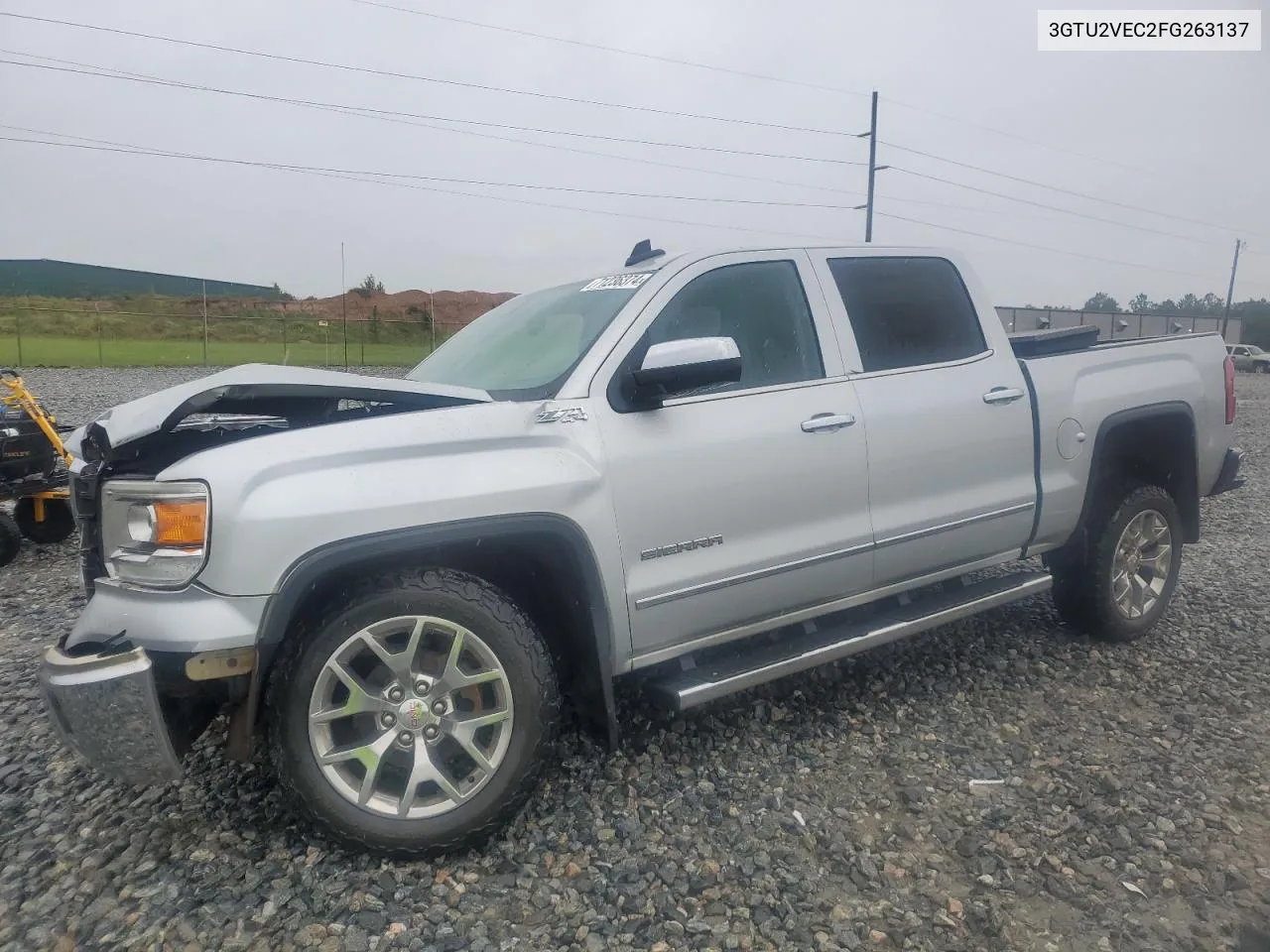 2015 GMC Sierra K1500 Slt VIN: 3GTU2VEC2FG263137 Lot: 71236374