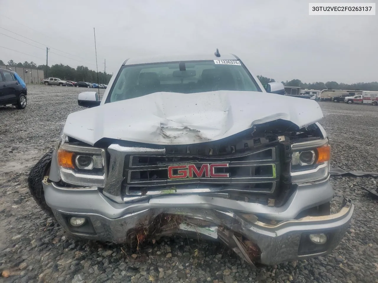 3GTU2VEC2FG263137 2015 GMC Sierra K1500 Slt