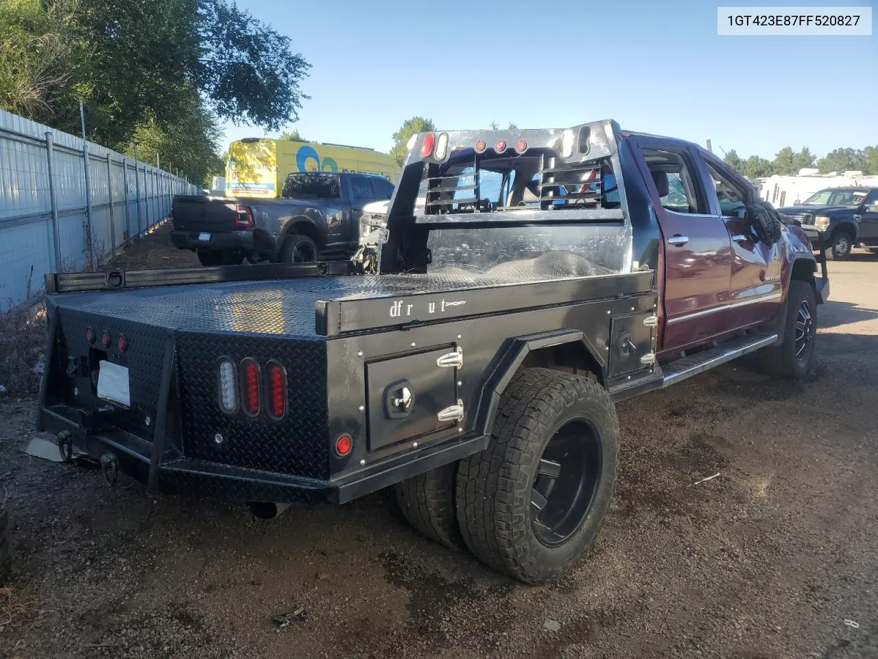 2015 GMC Sierra K3500 Slt VIN: 1GT423E87FF520827 Lot: 71256494