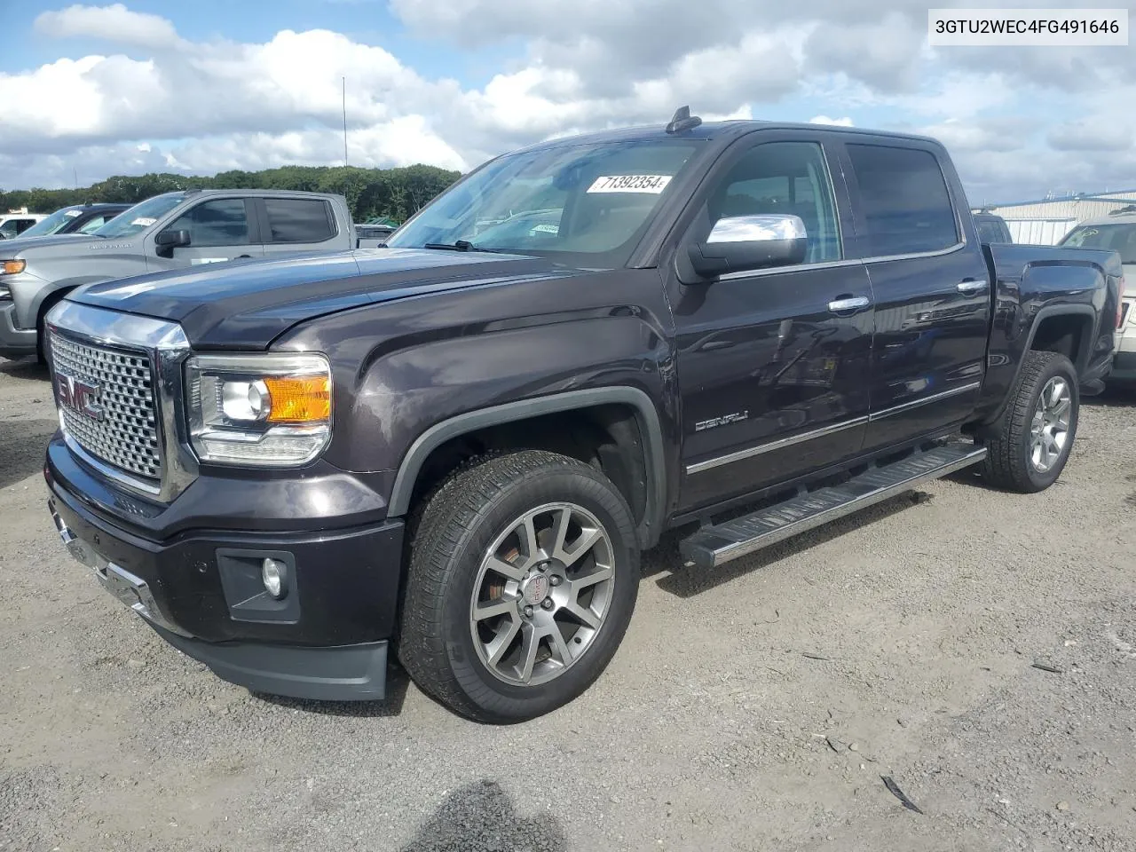 2015 GMC Sierra K1500 Denali VIN: 3GTU2WEC4FG491646 Lot: 71392354