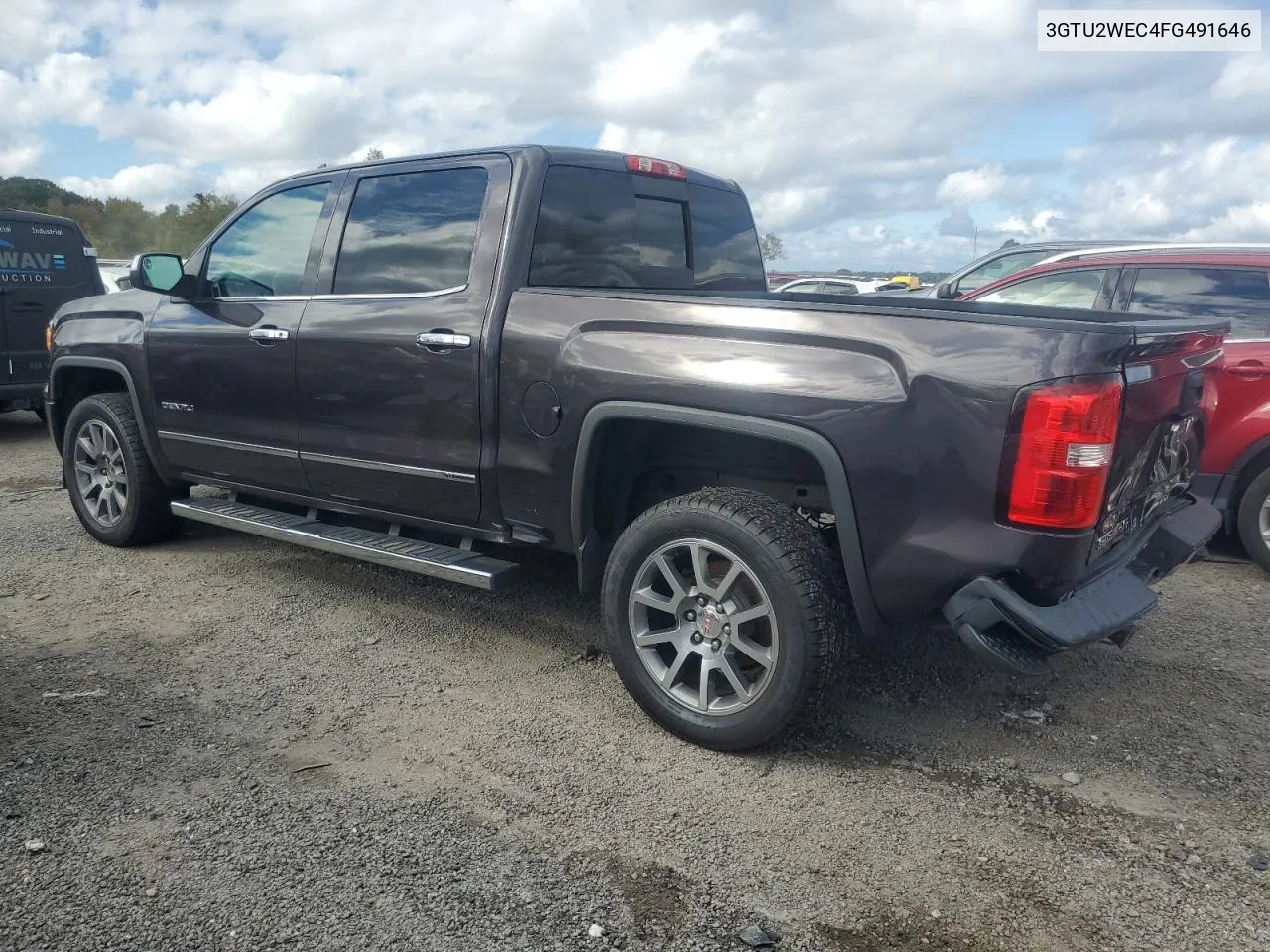 2015 GMC Sierra K1500 Denali VIN: 3GTU2WEC4FG491646 Lot: 71392354