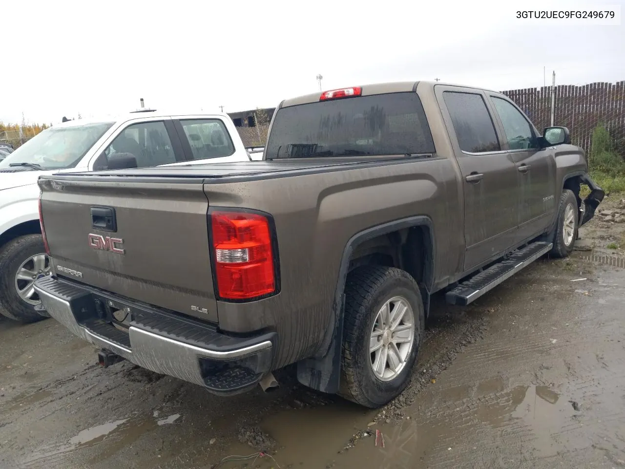 2015 GMC Sierra K1500 Sle VIN: 3GTU2UEC9FG249679 Lot: 71437764