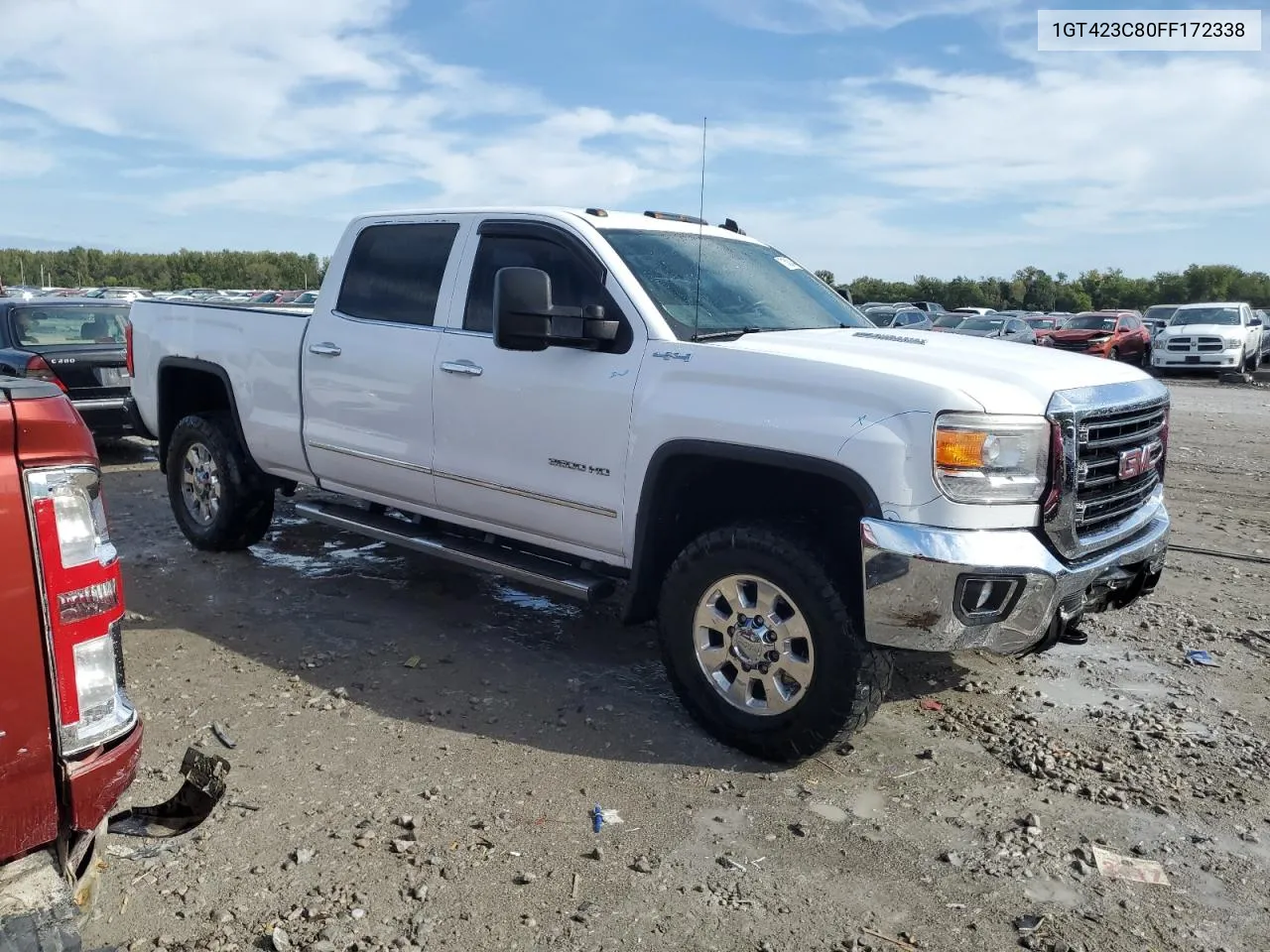 2015 GMC Sierra K3500 Slt VIN: 1GT423C80FF172338 Lot: 71542434