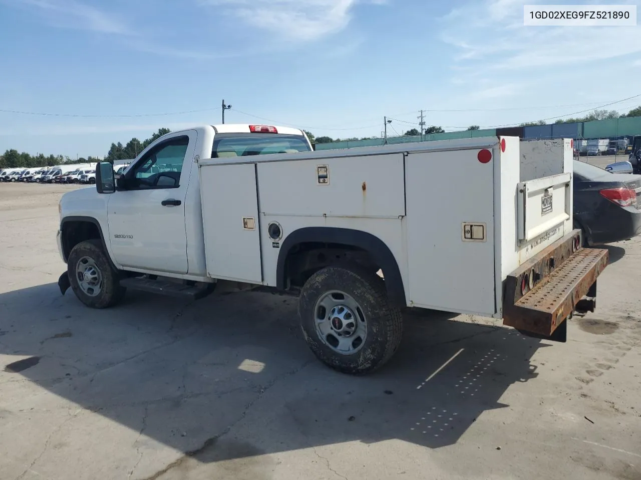 2015 GMC Sierra K2500 Heavy Duty VIN: 1GD02XEG9FZ521890 Lot: 71562654