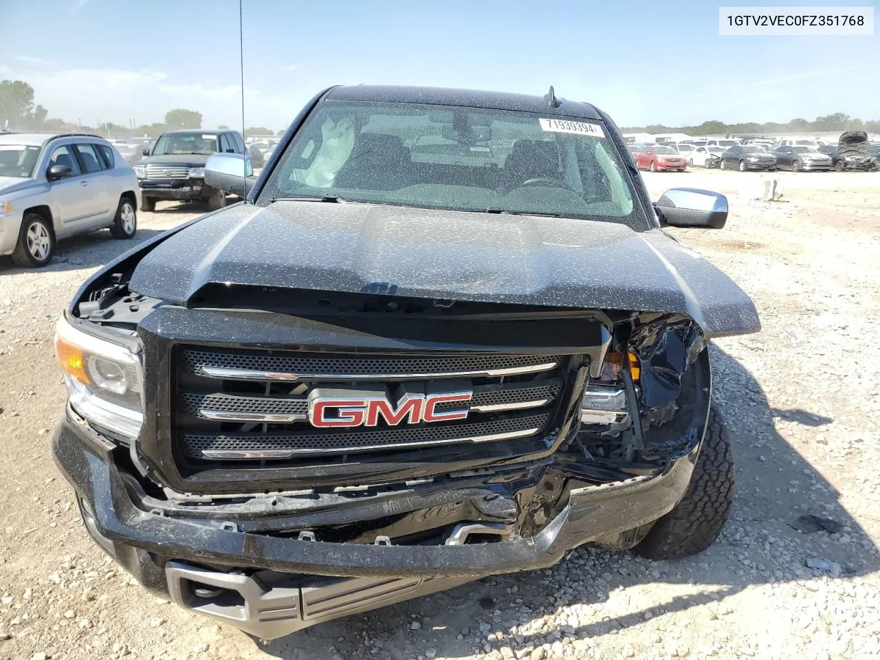 2015 GMC Sierra K1500 Slt VIN: 1GTV2VEC0FZ351768 Lot: 71939394