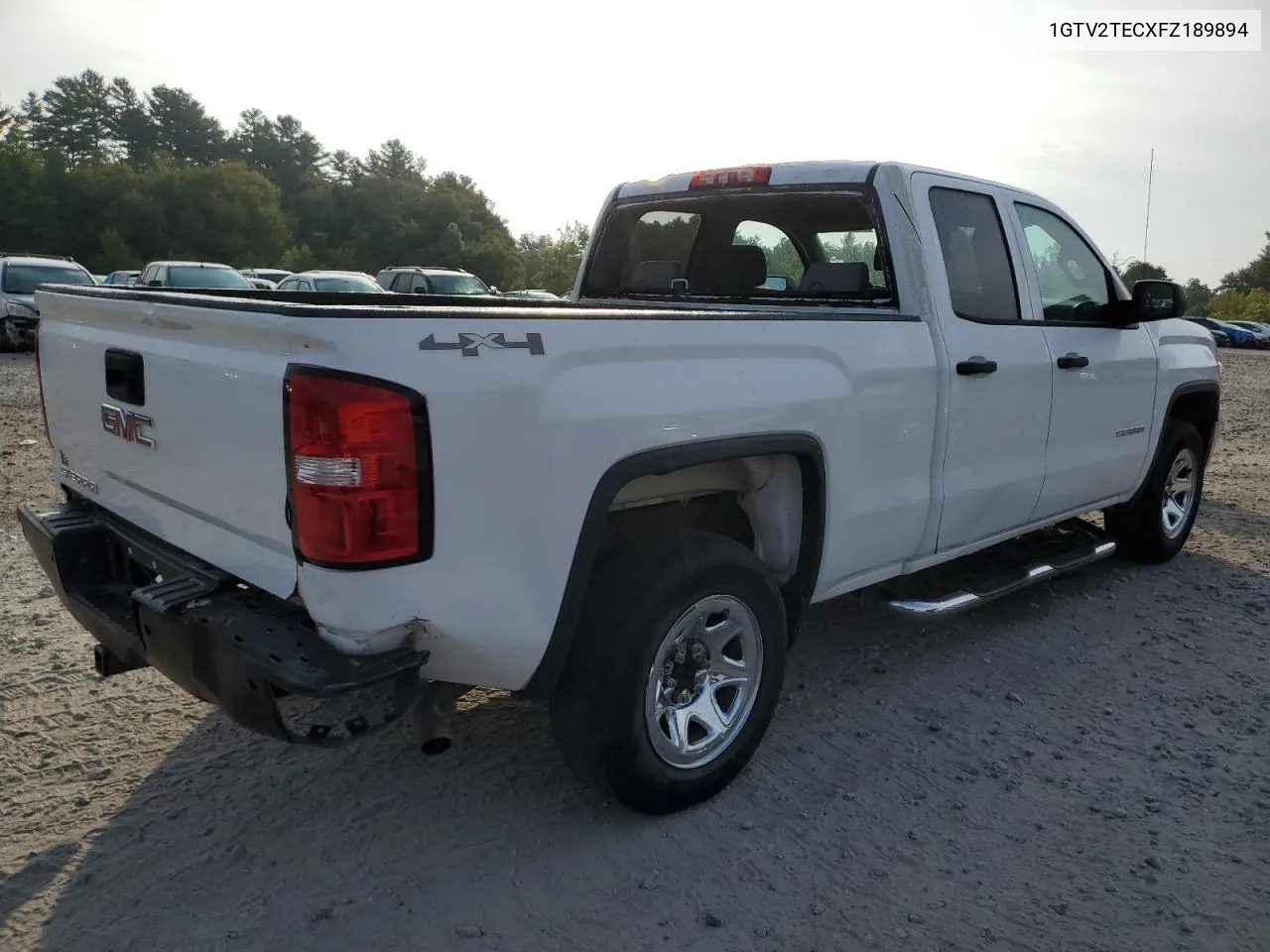 2015 GMC Sierra K1500 VIN: 1GTV2TECXFZ189894 Lot: 71971924