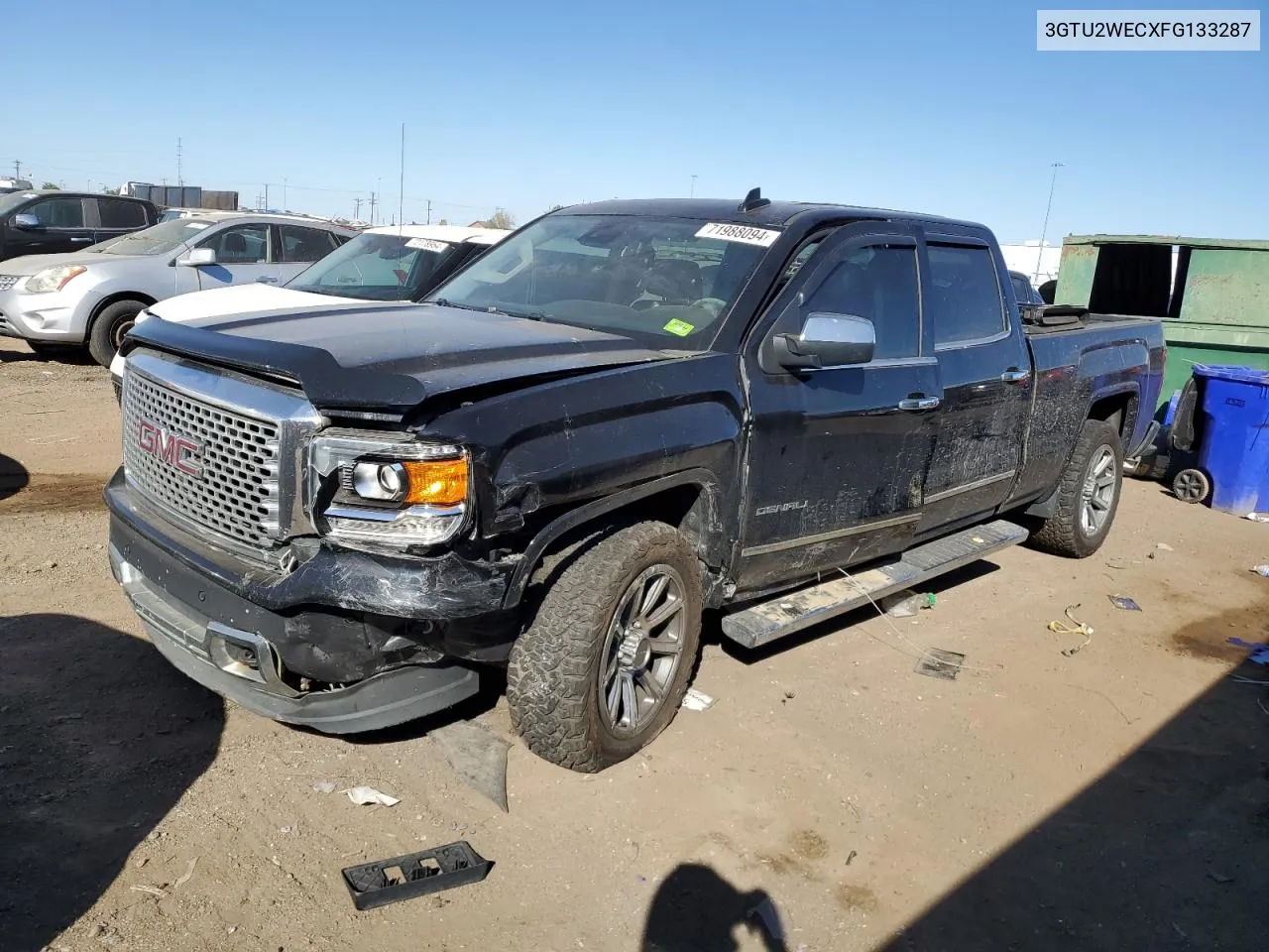 3GTU2WECXFG133287 2015 GMC Sierra K1500 Denali