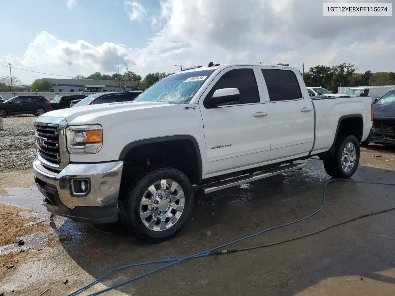 2015 GMC Sierra K2500 Sle VIN: 1GT12YE8XFF115674 Lot: 72054454