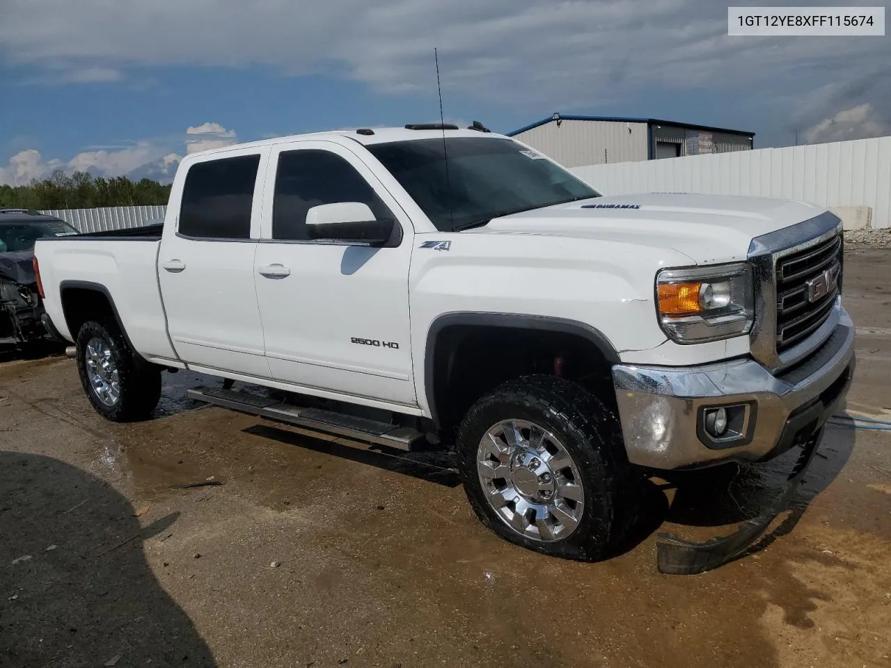 2015 GMC Sierra K2500 Sle VIN: 1GT12YE8XFF115674 Lot: 72054454