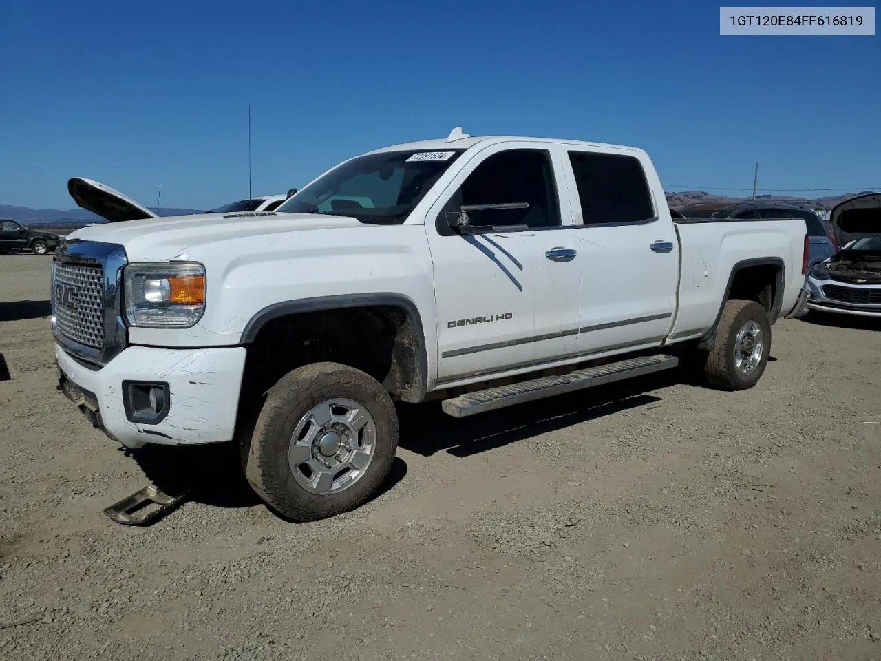 2015 GMC Sierra K2500 Denali VIN: 1GT120E84FF616819 Lot: 72091624