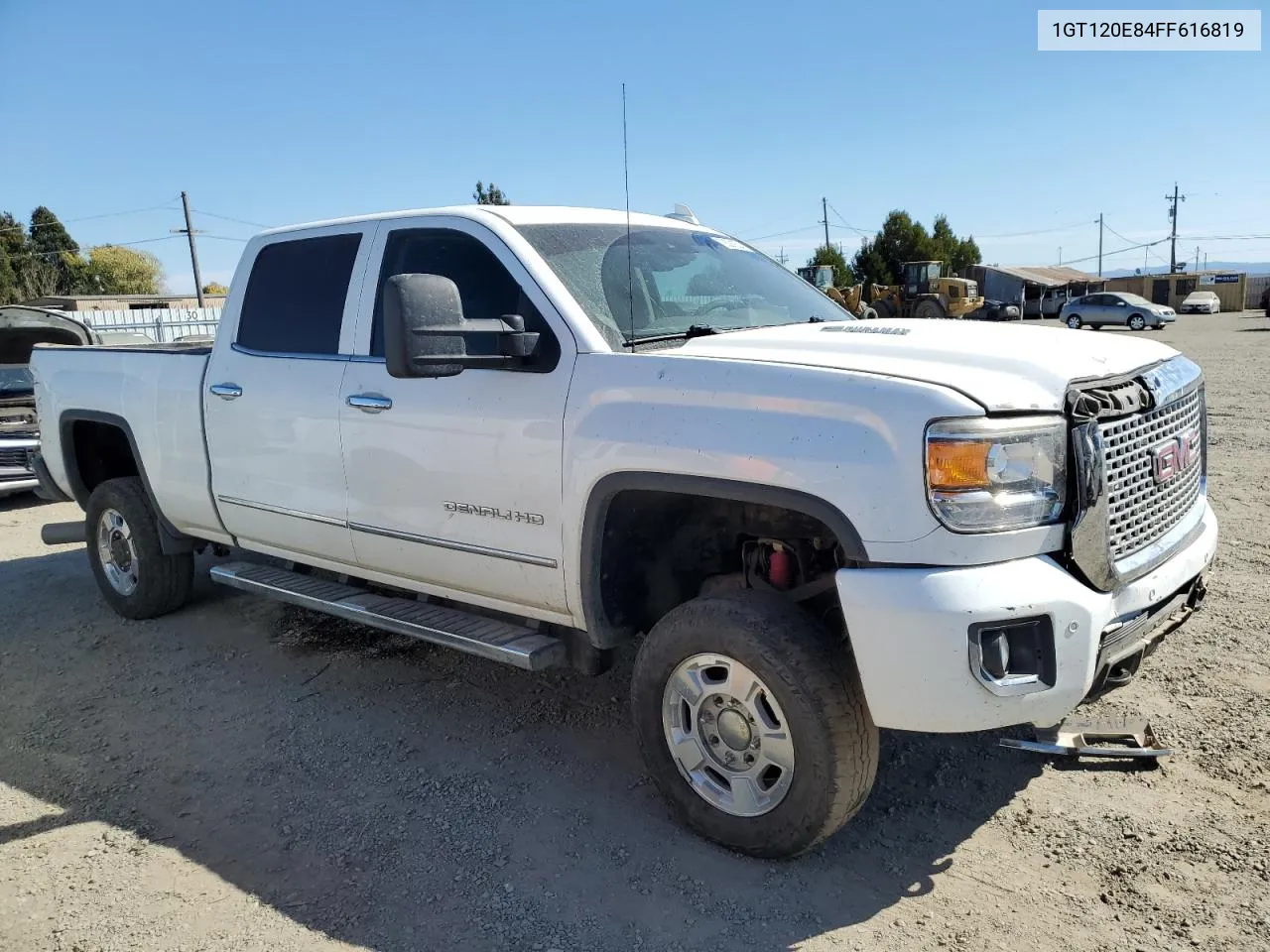 2015 GMC Sierra K2500 Denali VIN: 1GT120E84FF616819 Lot: 72091624