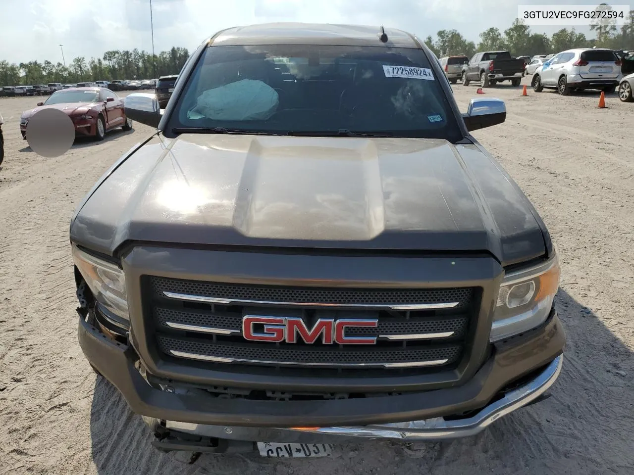 3GTU2VEC9FG272594 2015 GMC Sierra K1500 Slt