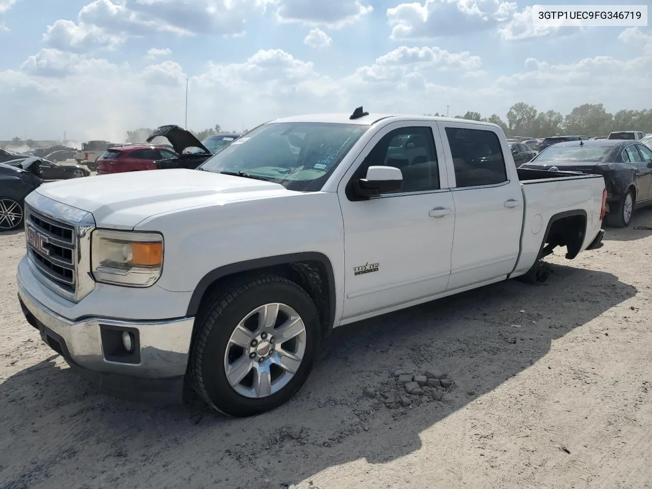 2015 GMC Sierra C1500 Sle VIN: 3GTP1UEC9FG346719 Lot: 72504444