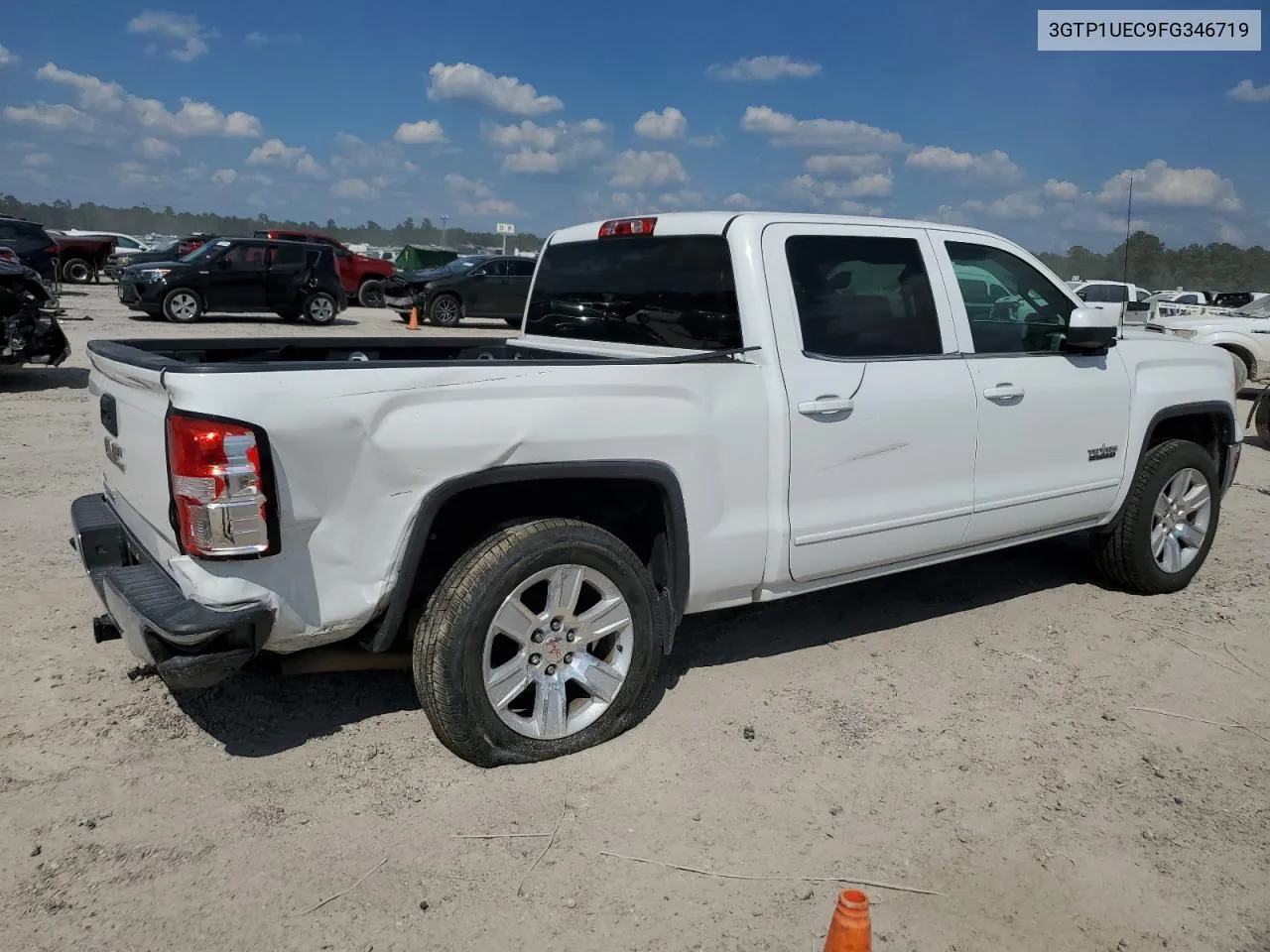 2015 GMC Sierra C1500 Sle VIN: 3GTP1UEC9FG346719 Lot: 72504444