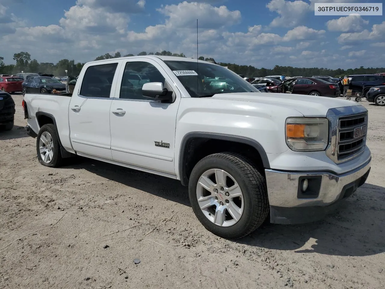 2015 GMC Sierra C1500 Sle VIN: 3GTP1UEC9FG346719 Lot: 72504444