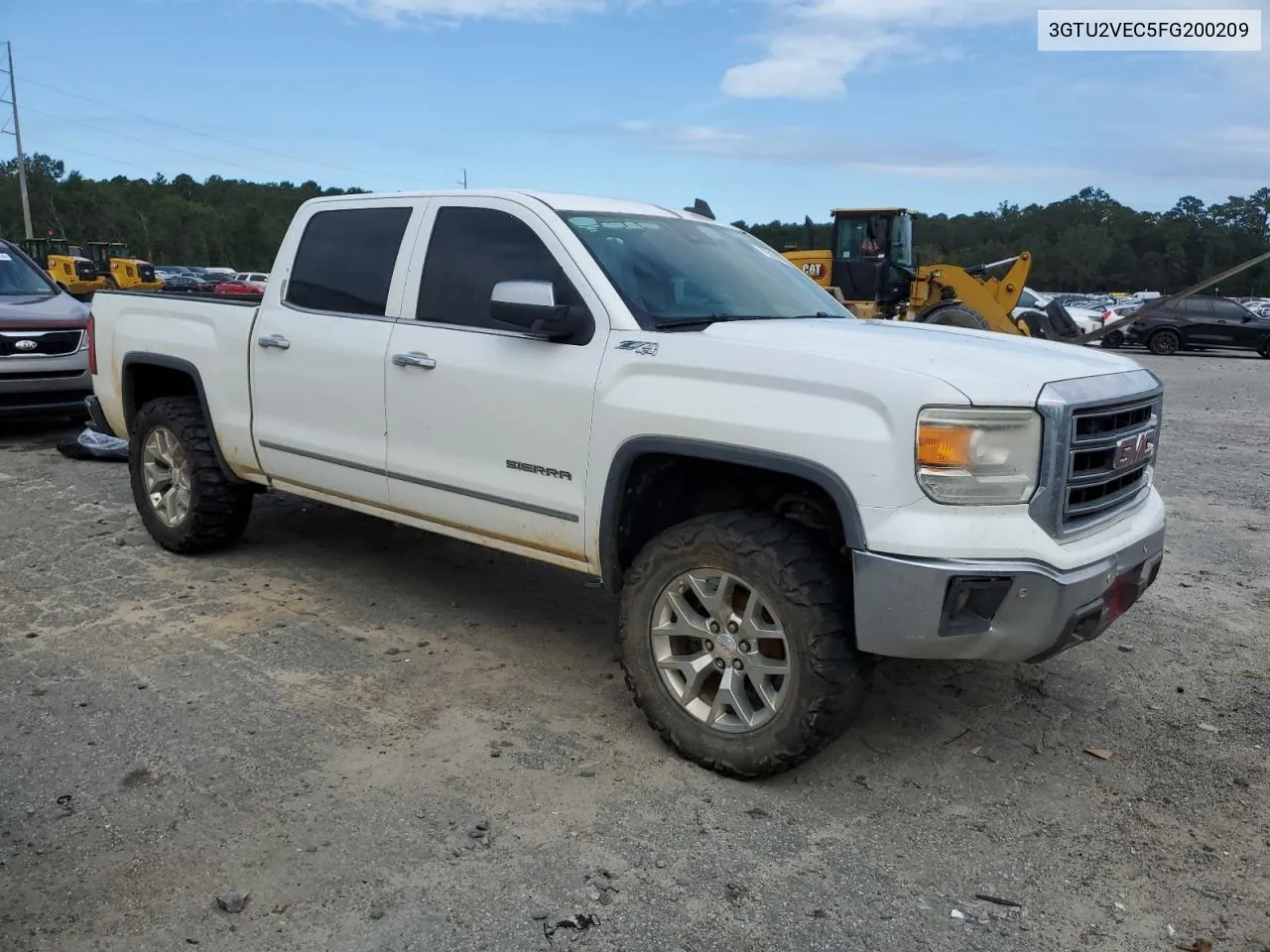 2015 GMC Sierra K1500 Slt VIN: 3GTU2VEC5FG200209 Lot: 72610494