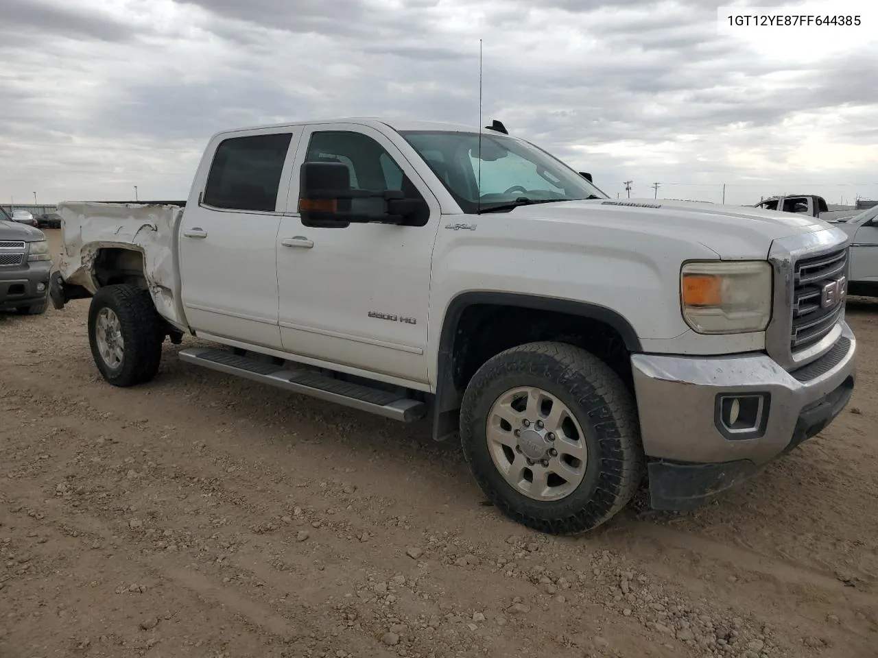 2015 GMC Sierra K2500 Sle VIN: 1GT12YE87FF644385 Lot: 72631294