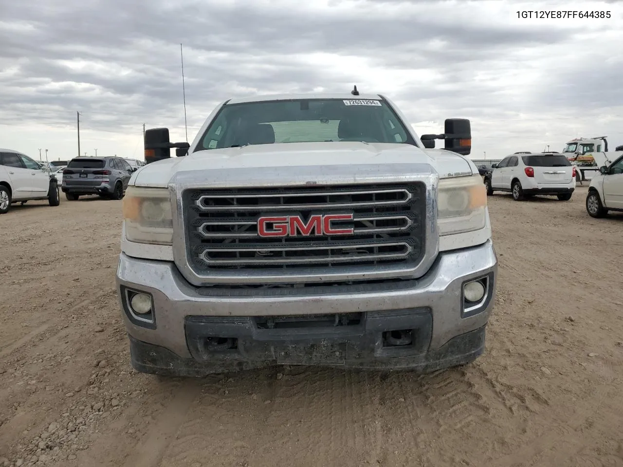 2015 GMC Sierra K2500 Sle VIN: 1GT12YE87FF644385 Lot: 72631294