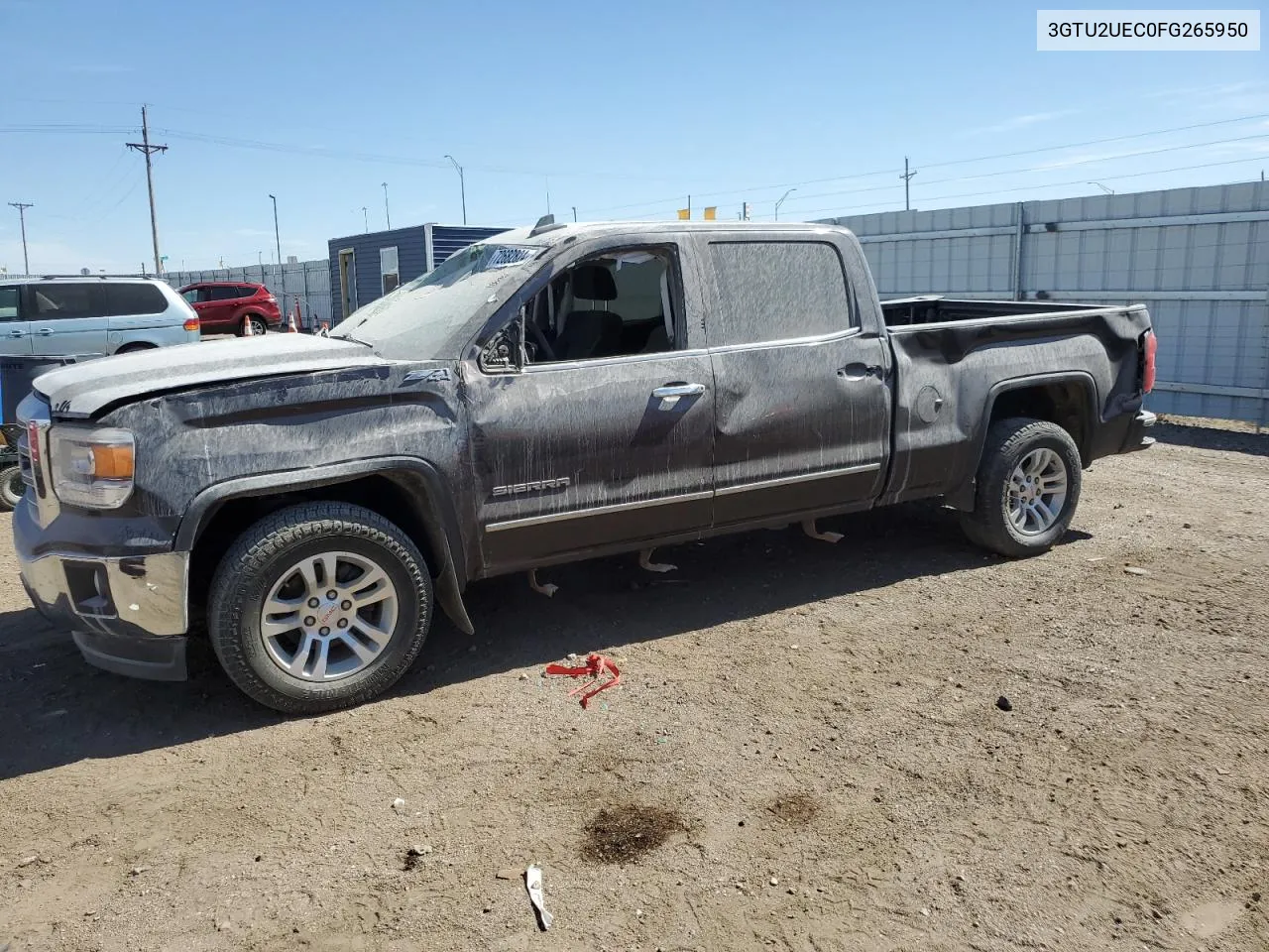 2015 GMC Sierra K1500 Sle VIN: 3GTU2UEC0FG265950 Lot: 72682824