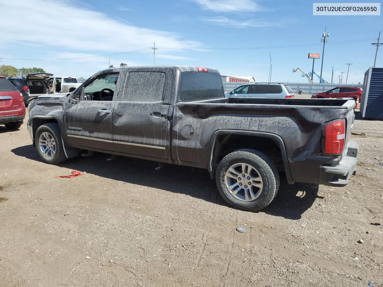 2015 GMC Sierra K1500 Sle VIN: 3GTU2UEC0FG265950 Lot: 72682824