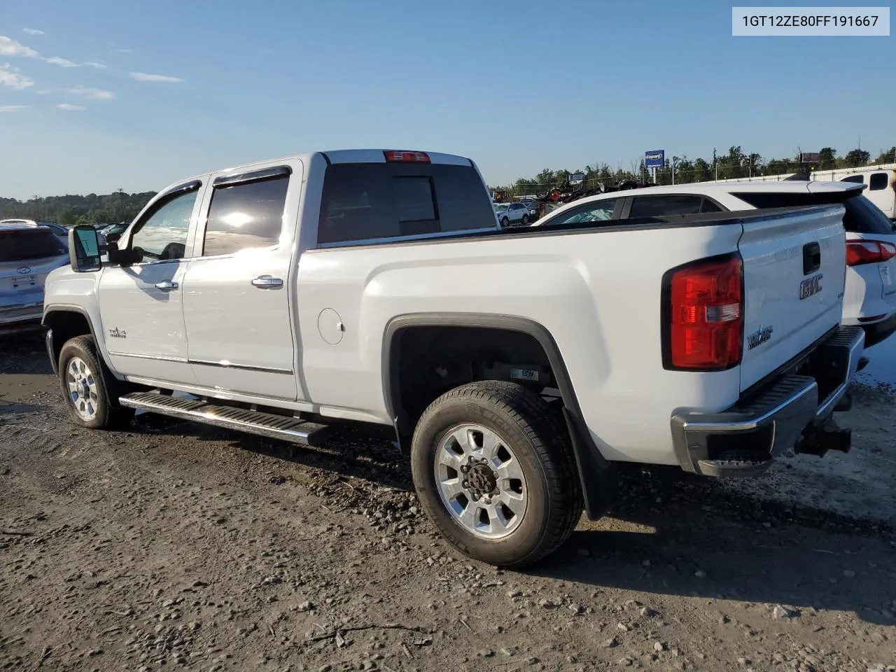 2015 GMC Sierra K2500 Slt VIN: 1GT12ZE80FF191667 Lot: 72890714