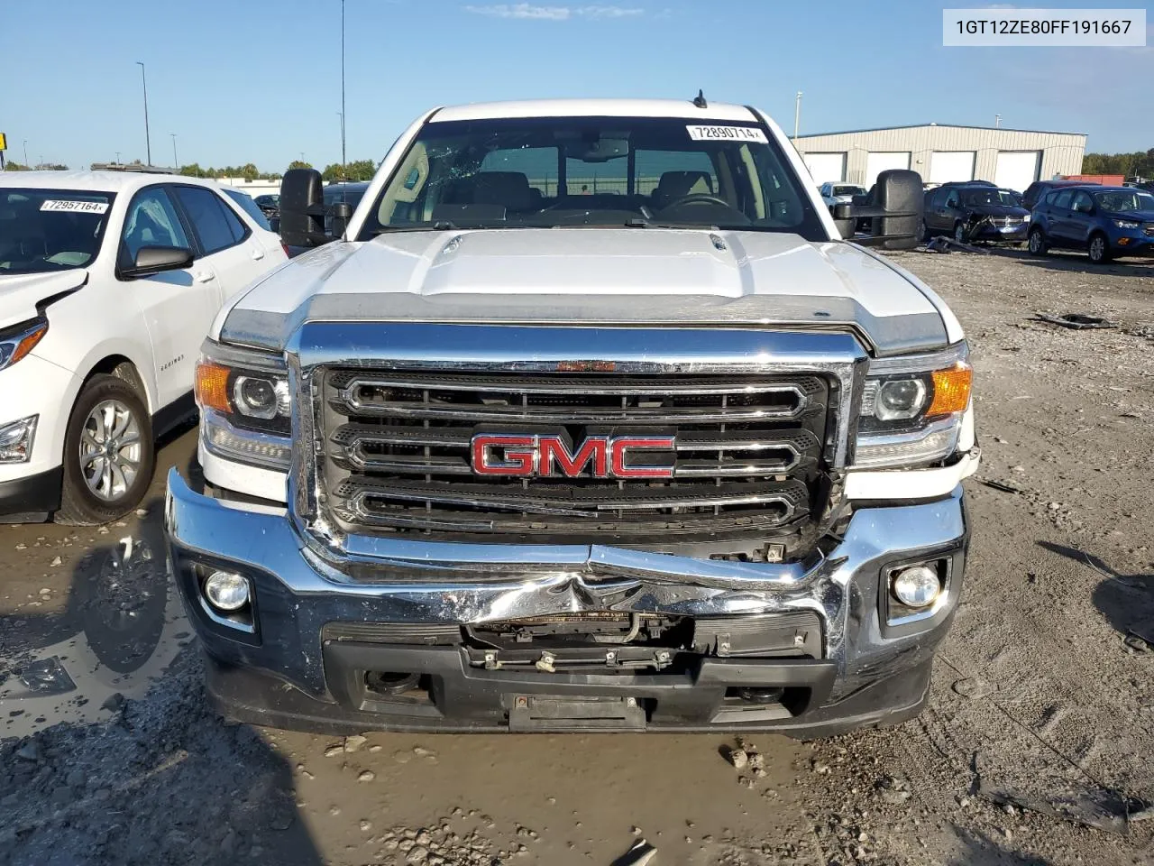 2015 GMC Sierra K2500 Slt VIN: 1GT12ZE80FF191667 Lot: 72890714