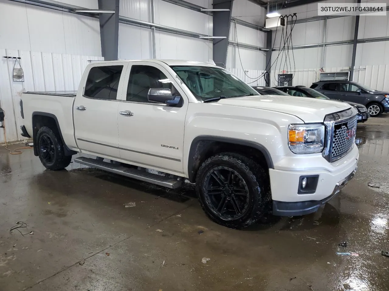 2015 GMC Sierra K1500 Denali VIN: 3GTU2WEJ1FG438644 Lot: 72925744