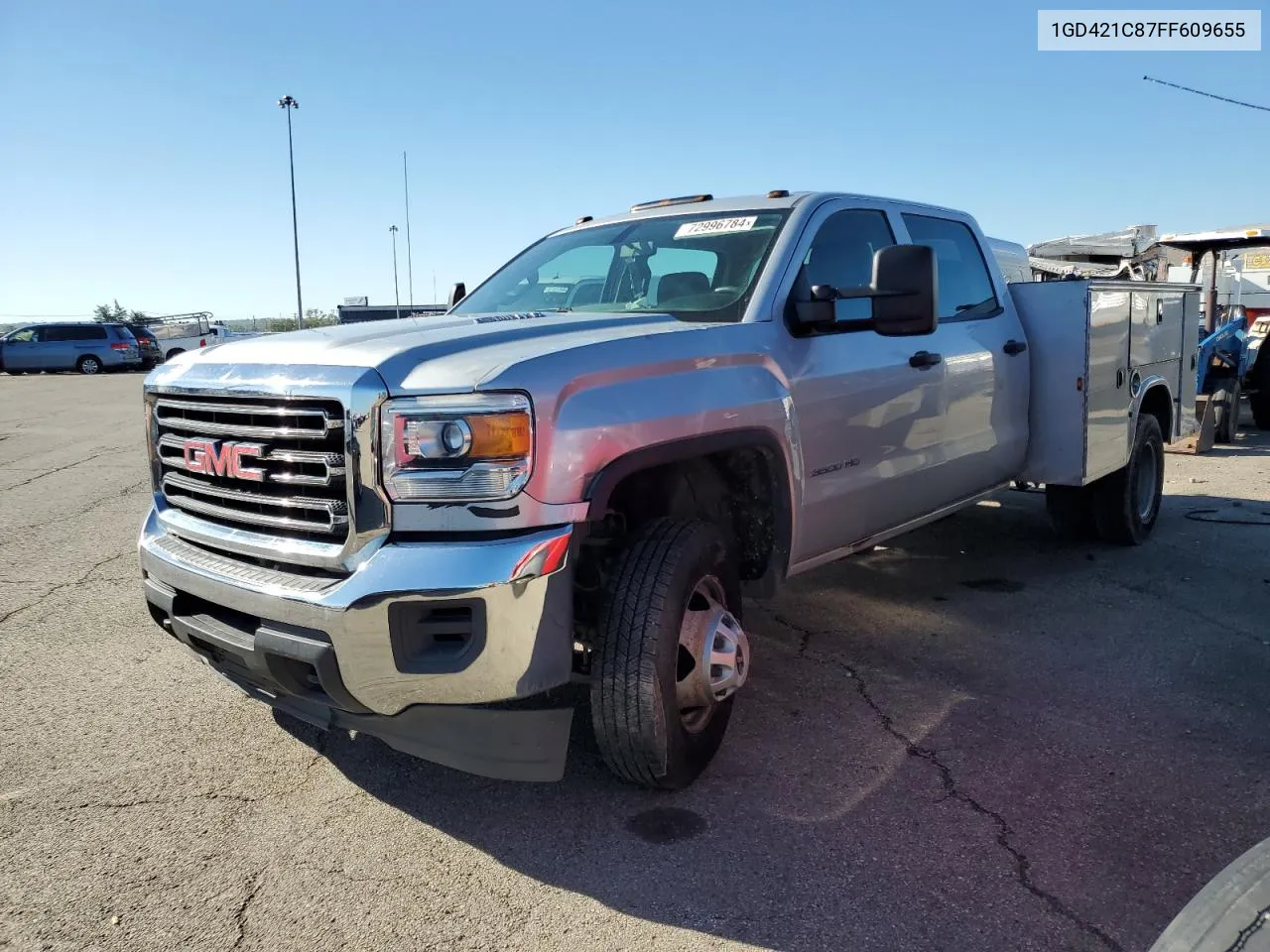 2015 GMC Sierra K3500 VIN: 1GD421C87FF609655 Lot: 72996784