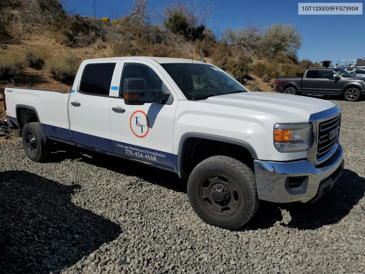 2015 GMC Sierra K2500 Heavy Duty VIN: 1GT12XEG9FF573904 Lot: 73146024